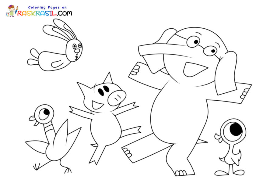 Mo Willems Coloring Pages