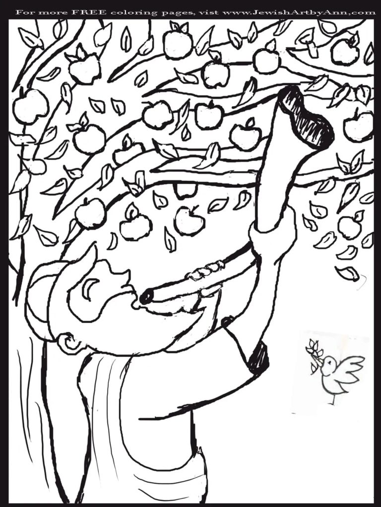 Dibujos de Yom Kipur para Colorear