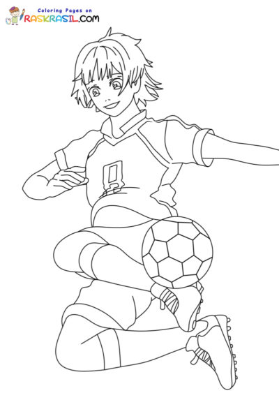 Blue Lock Coloring Pages - Raskrasil.com Blue Lock Coloring Pages 10 400x563 