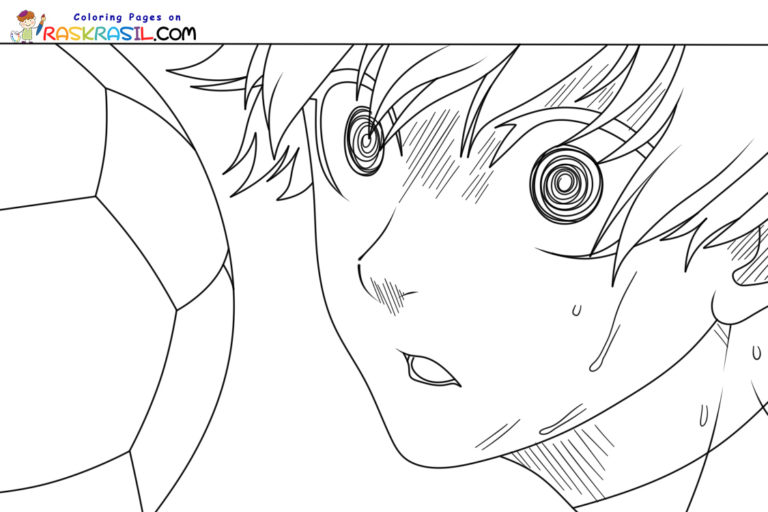 Blue Lock Coloring Pages Blue Lock Coloring Pages
