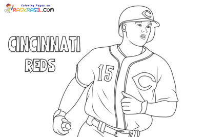 Cincinnati Reds Coloring Pages