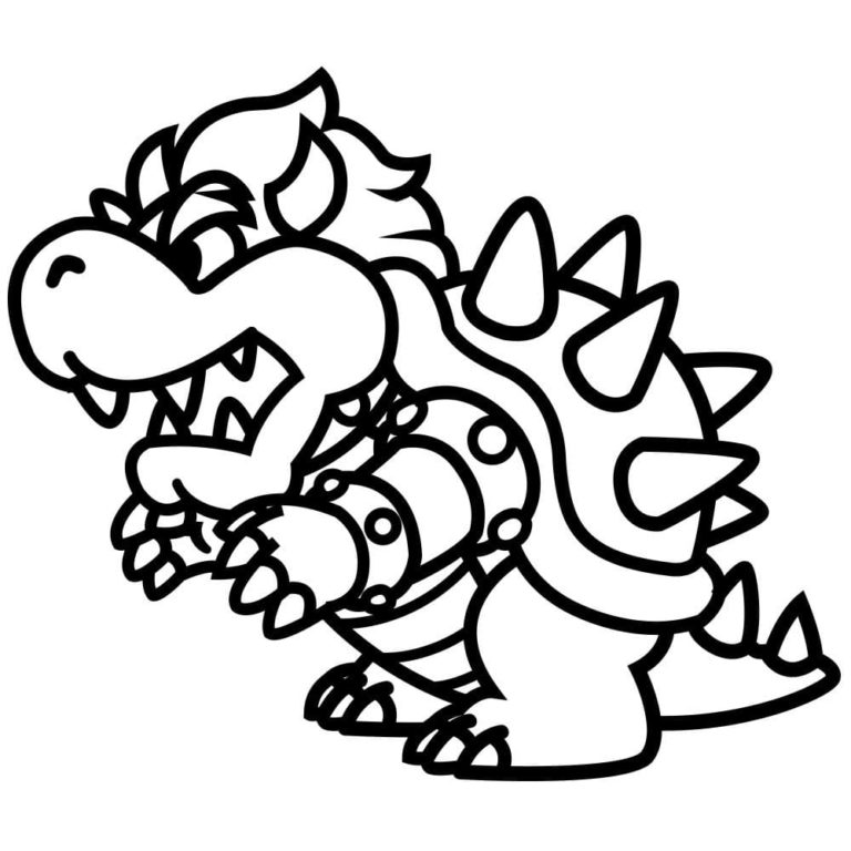 Bowser Coloring Pages