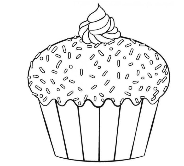 Dibujos de Postre para Colorear