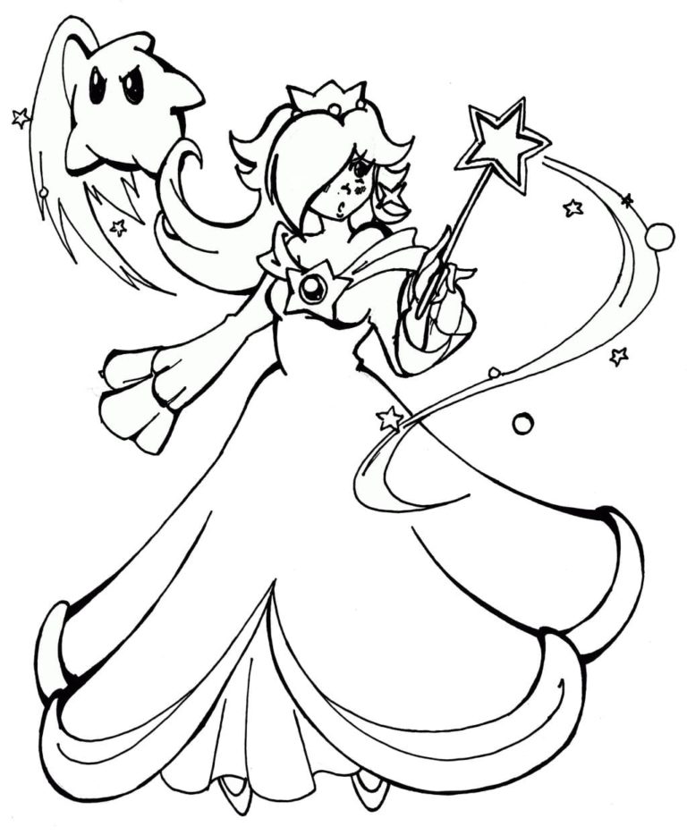 Rosalina Coloring Pages
