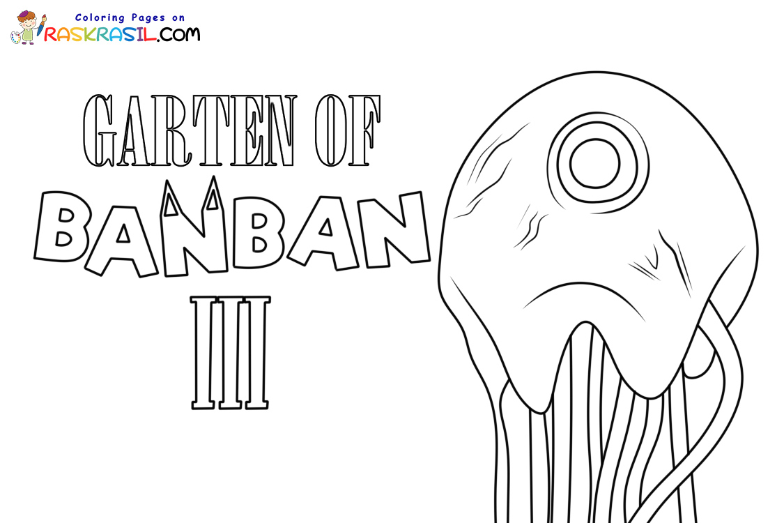 Immerse in Fear: Garten of Banban Coloring Pages - Click to view