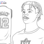 Raskrasil.com-Ja-Morant-Coloring-Pages-1