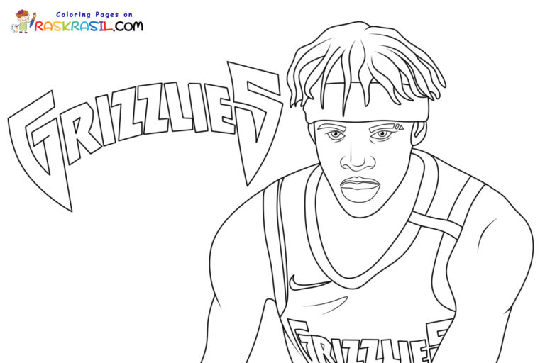 Ja Morant Coloring Pages