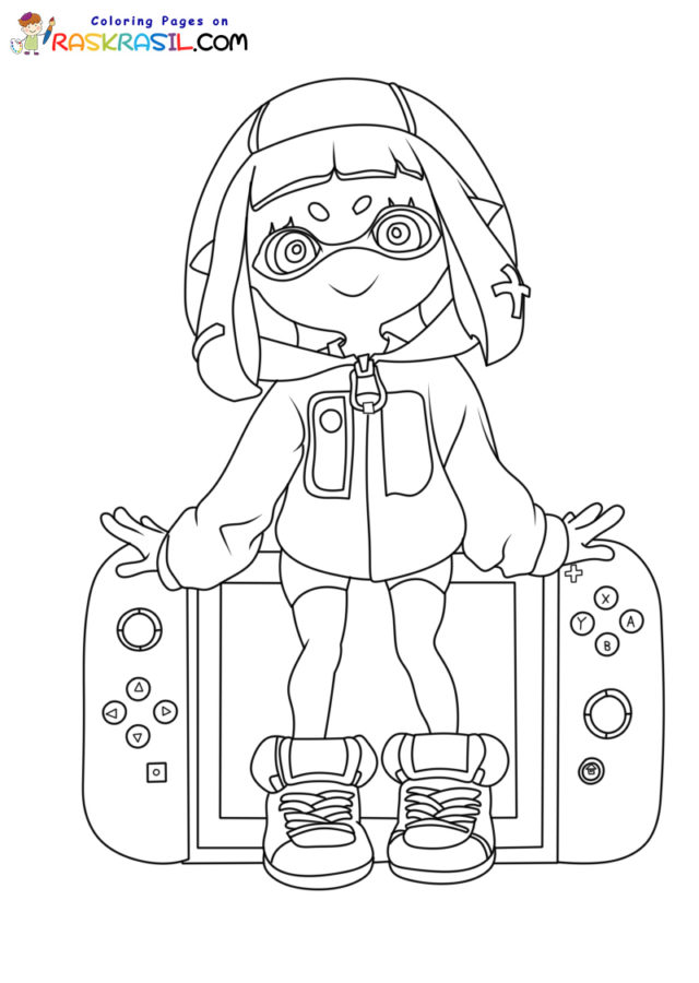 Desenhos do Nintendo Switch para Colorir