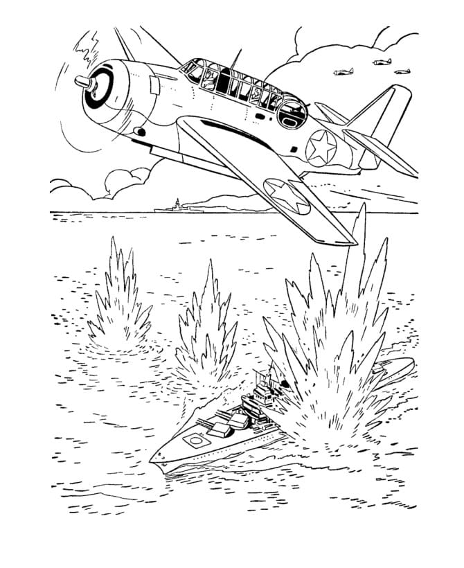 Pearl Harbor Coloring Pages