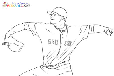 Red Sox Coloring Pages