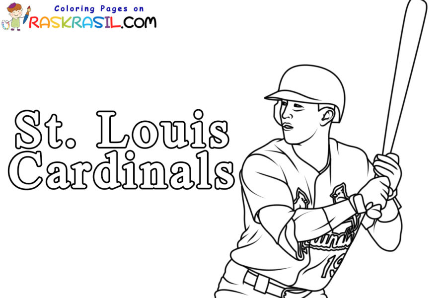 St. Louis Cardinals Coloring Pages