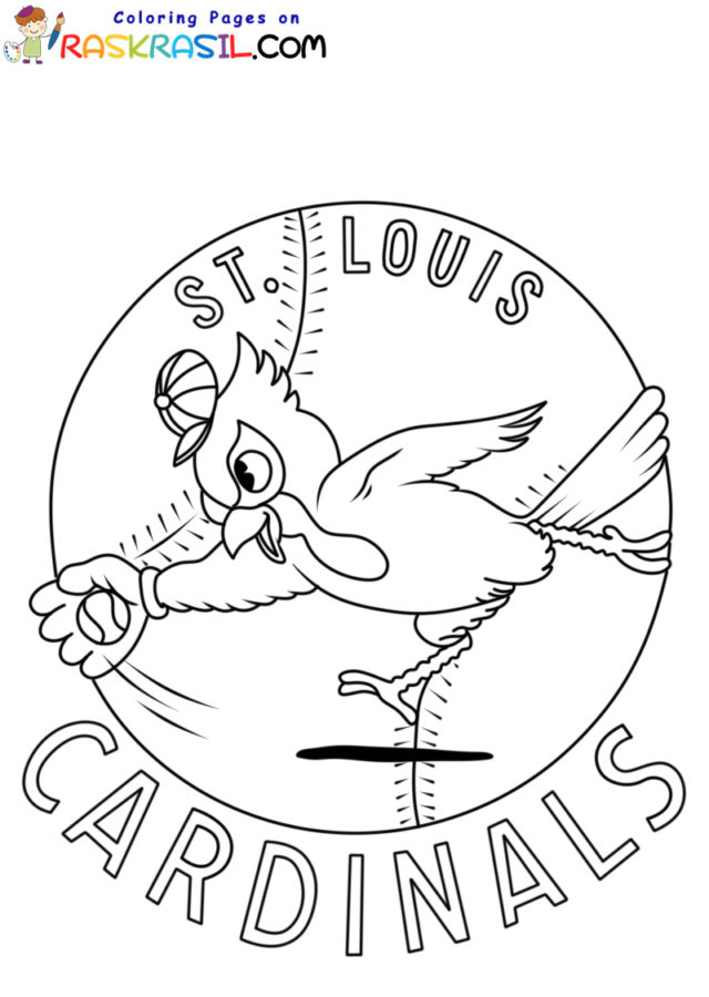 St. Louis Cardinals Coloring Pages