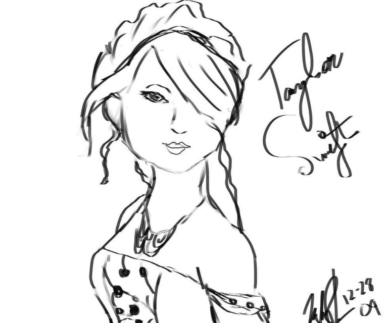 Taylor Swift Coloring Pages