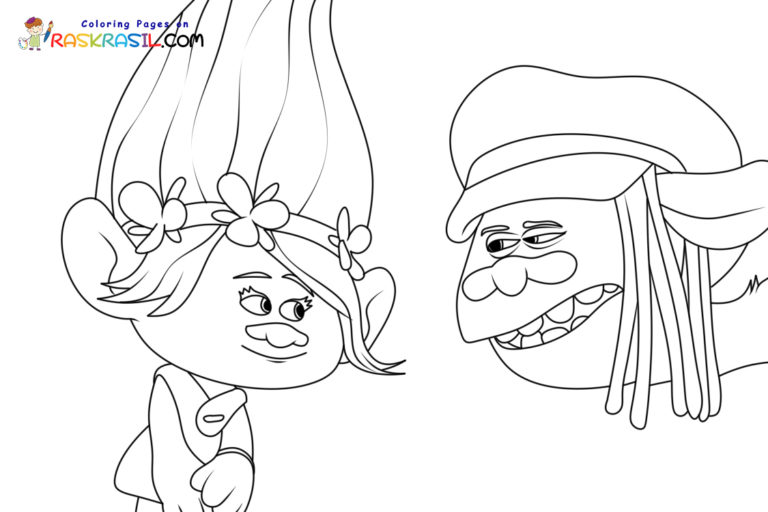 Trolls Band Together Coloring Pages