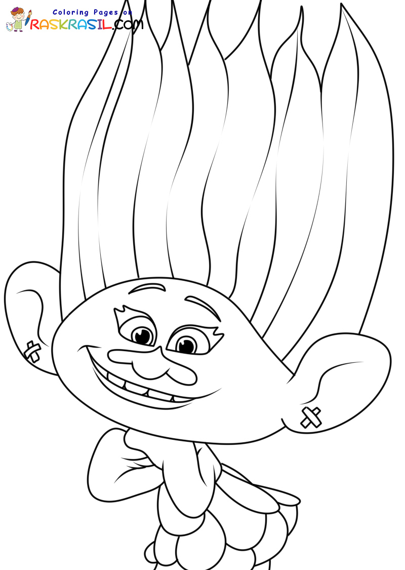 Trolls Band Together Coloring Pages