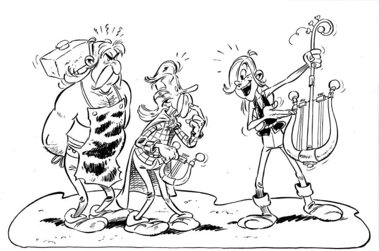 Coloriage Asterix et Obelix à imprimer