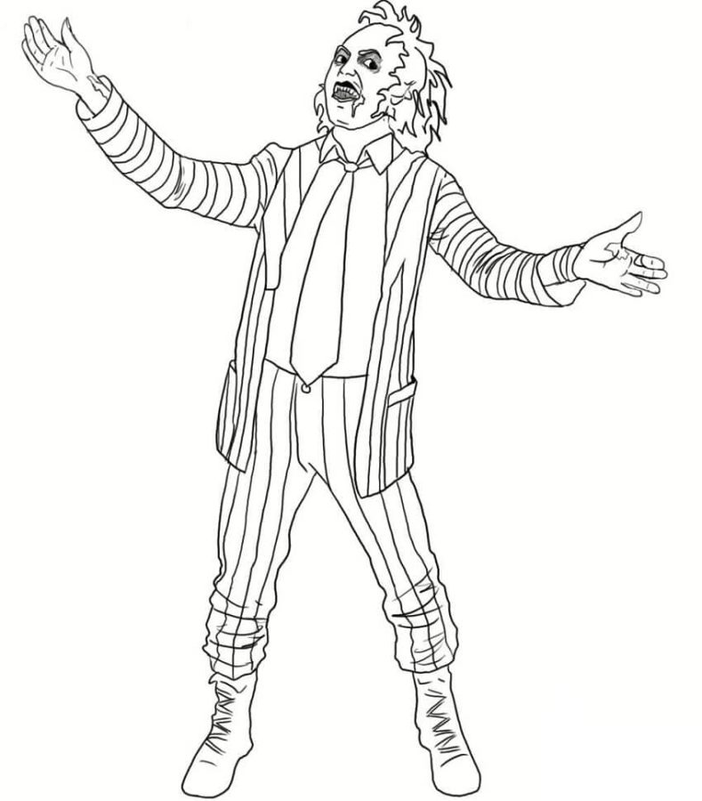 Beetlejuice Coloring Pages