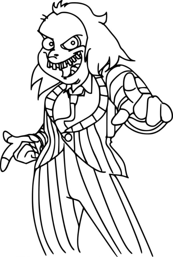 Beetlejuice Coloring Pages