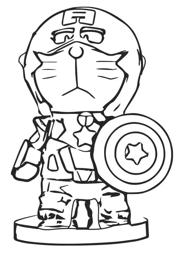 Ausmalbilder Captain America | Malvorlagen zum Ausdrucken