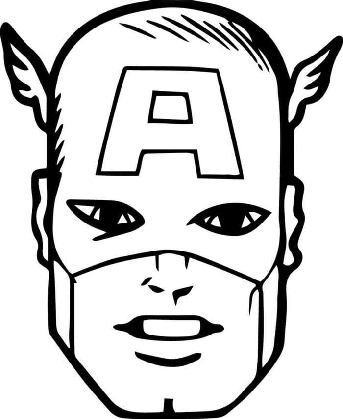 Coloriage Captain America à imprimer