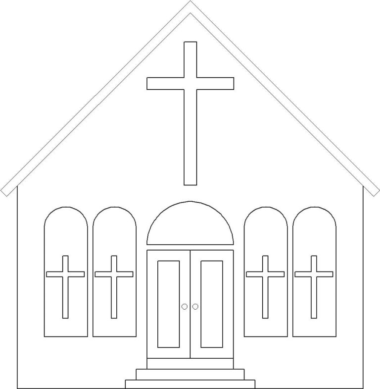  Ausmalbilder Kirche 