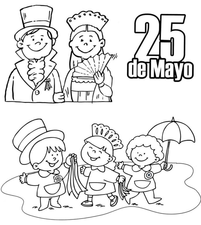 Desenhos de Cinco de Mayo para Colorir