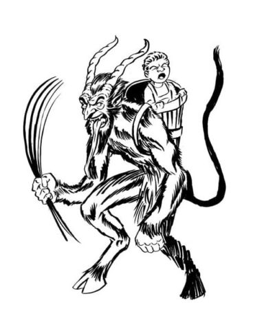 Christmas Krampus Coloring Pages