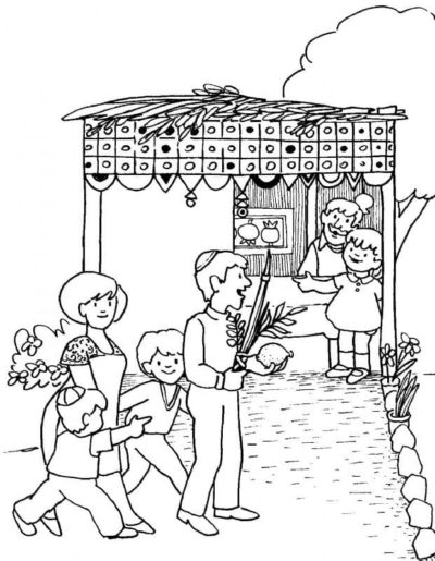 Coloriage Souccot à imprimer