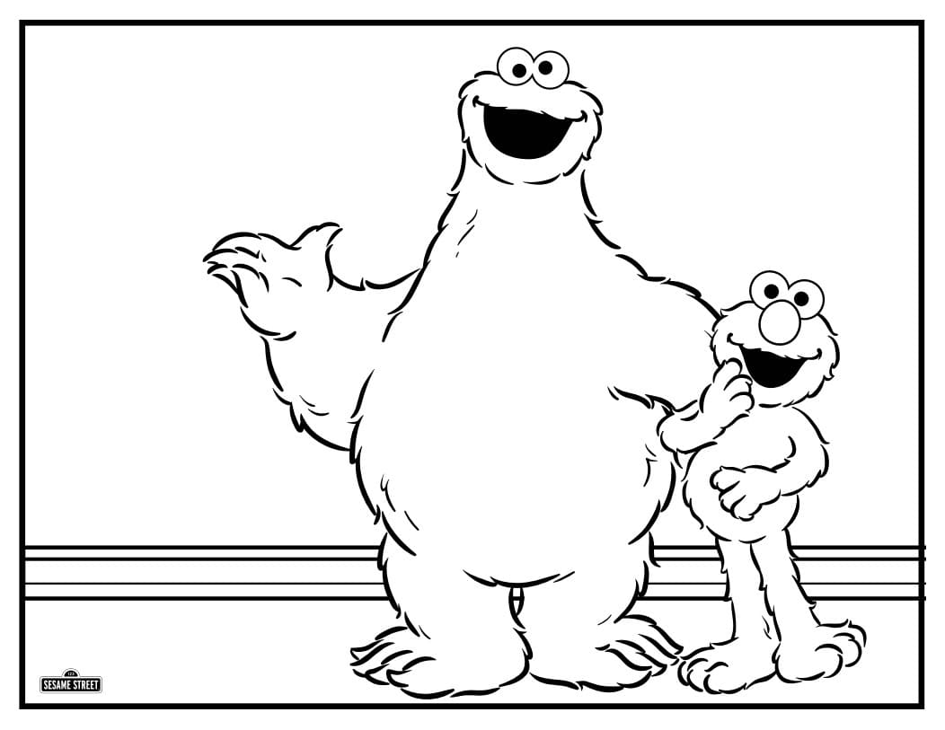 Cookie Monster Coloring Pages