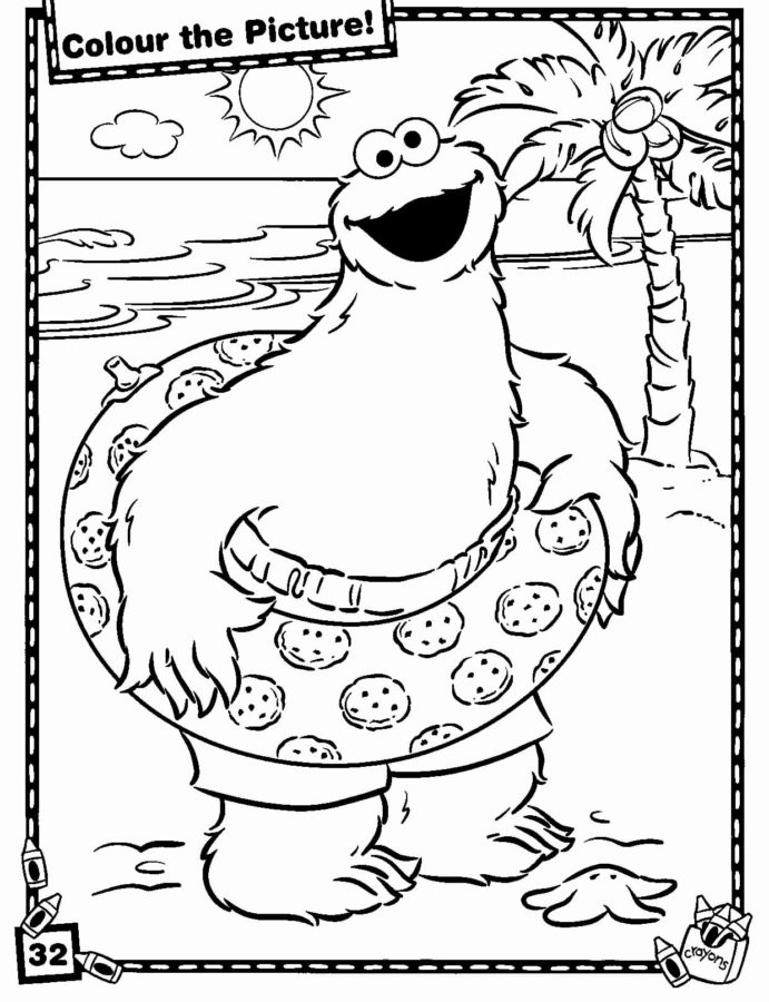 ausmalbilder krümelmonster