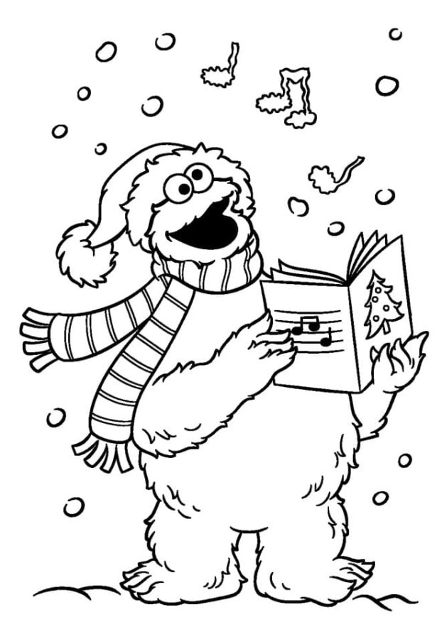 Cookie Monster Coloring Pages