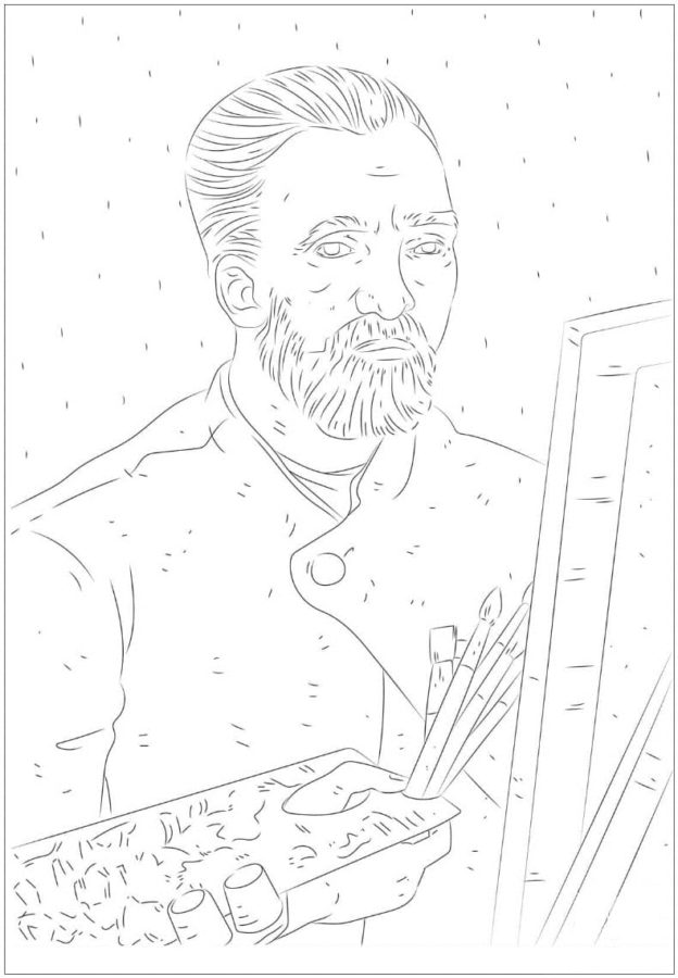 Famous Paintings Coloring Pages
