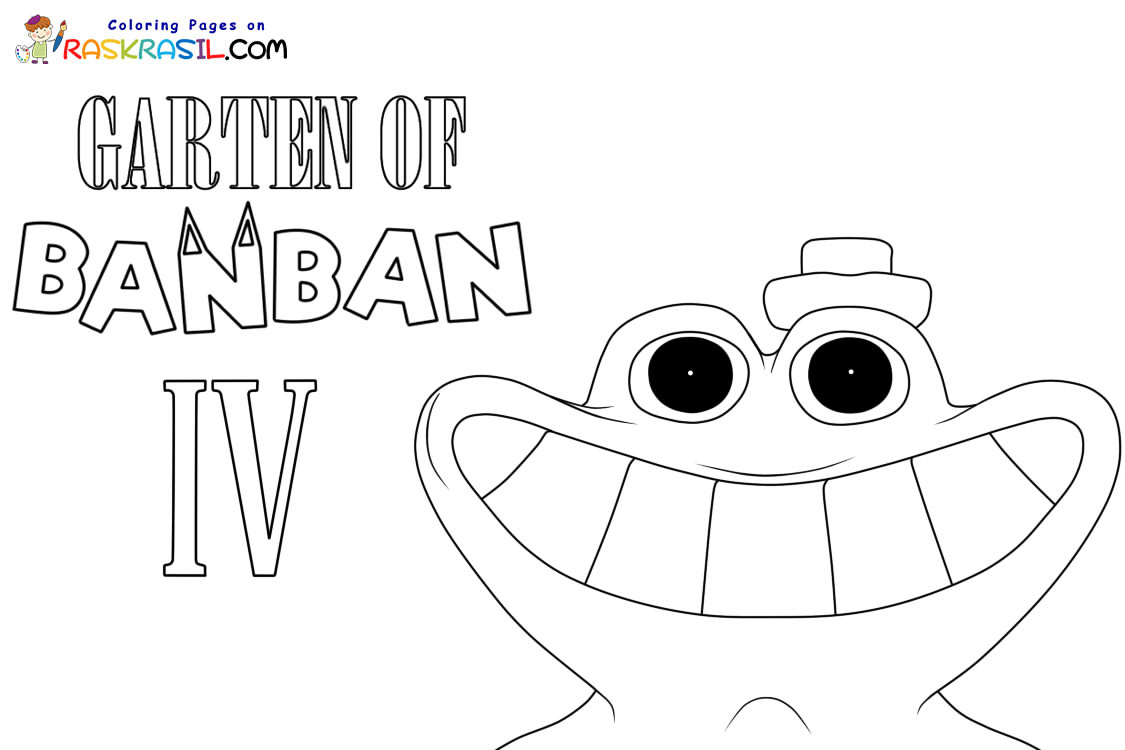 Garten of Banban 4 Coloring Pages