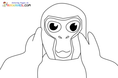 Gorilla Tag Coloring Pages