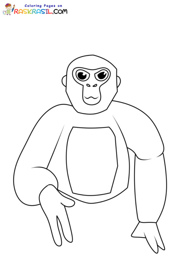 Dibujos de Gorilla Tag para Colorear