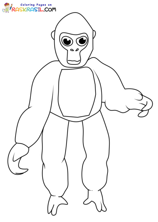 Desenhos de Gorilla Tag para Colorir