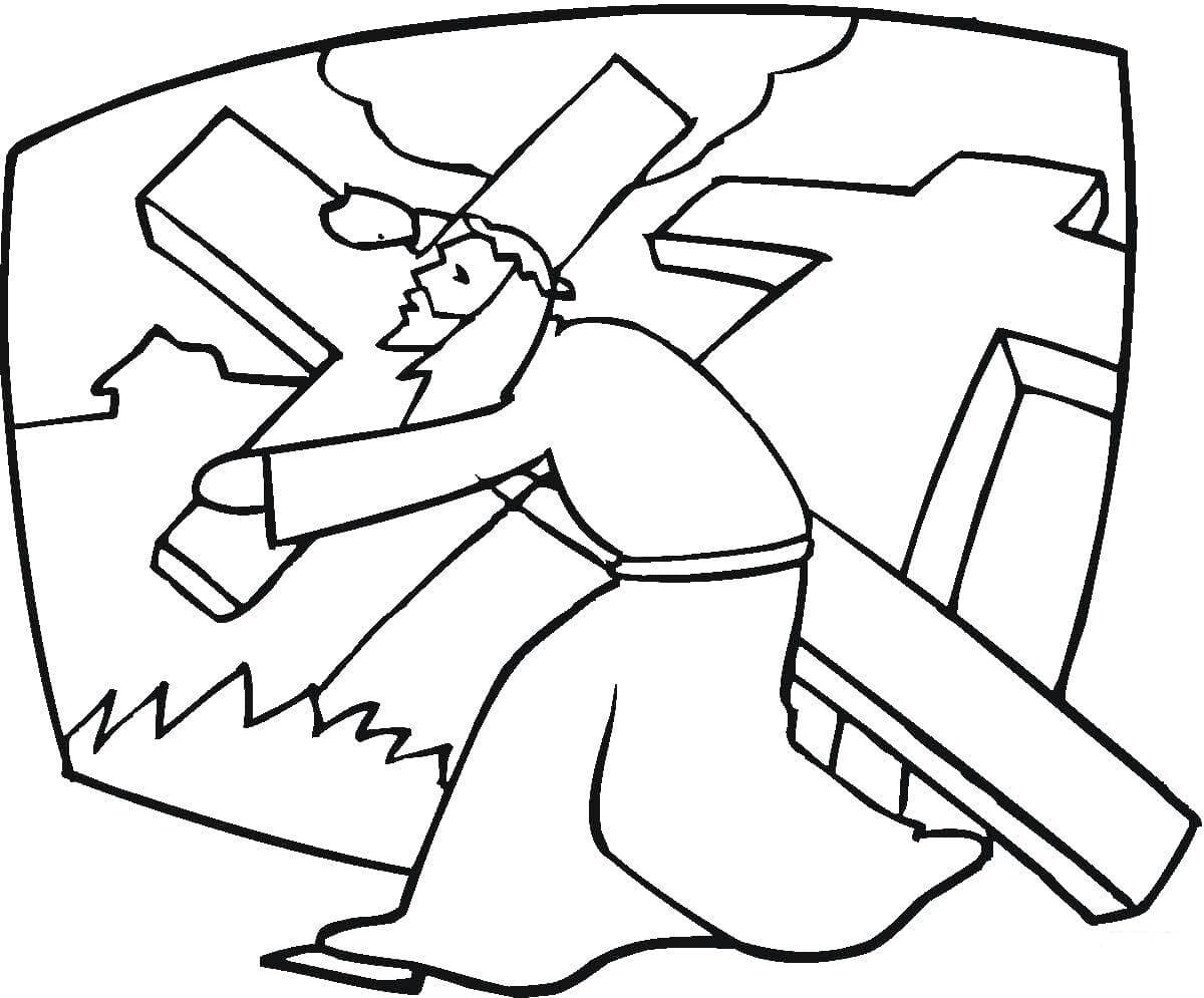 Desenhos de Jesus para Colorir