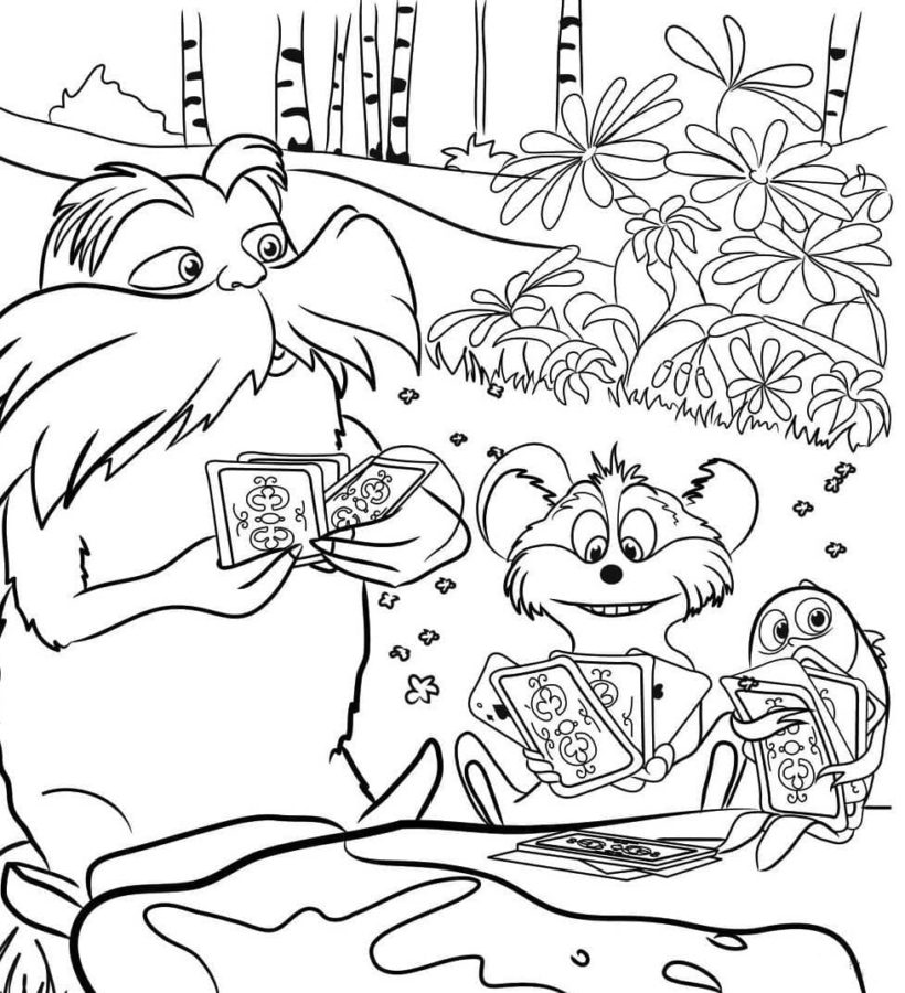 Lorax Coloring Pages