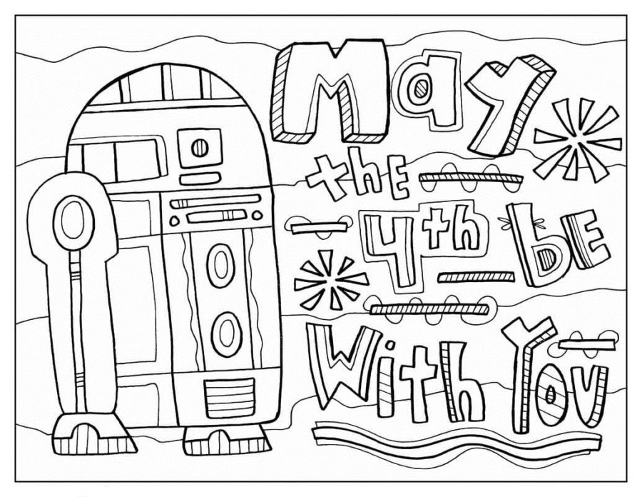 May the Fourth Be with You Coloring Pages