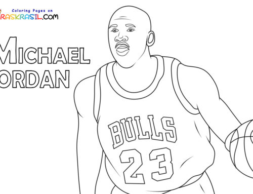 Desenhos do Michael Jordan para Colorir