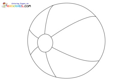 Beach Ball Coloring Pages