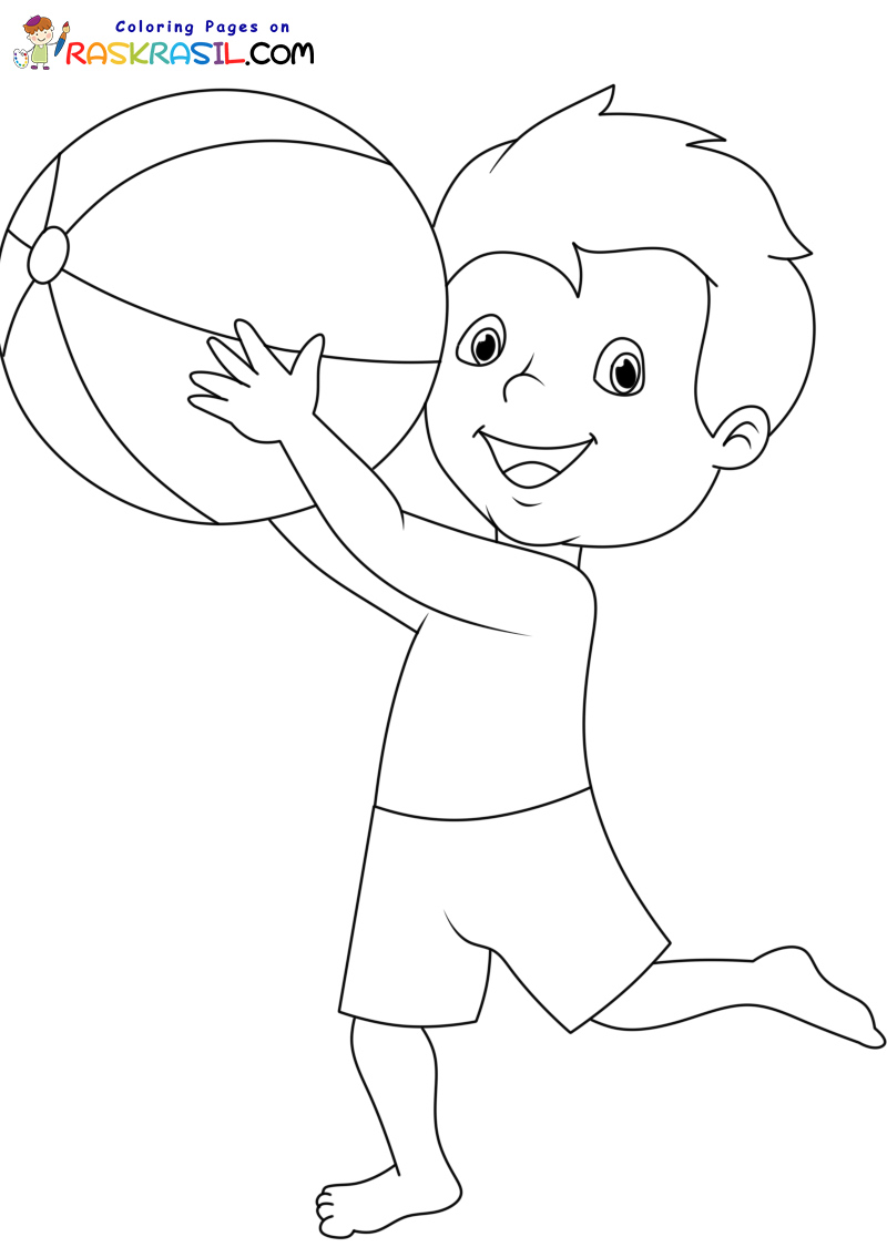 Raskrasil.com-New-Coloring-Pages-Beach-Ball-2