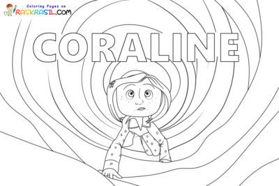 Coraline Coloring Pages