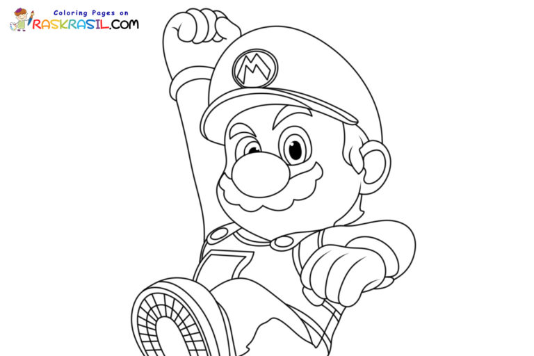 Mario and Luigi Coloring Pages