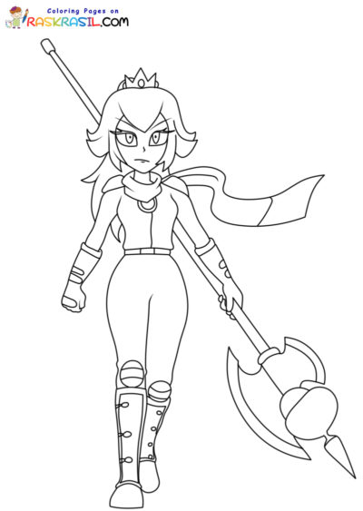 Dibujos de Princesa Peach para Colorear