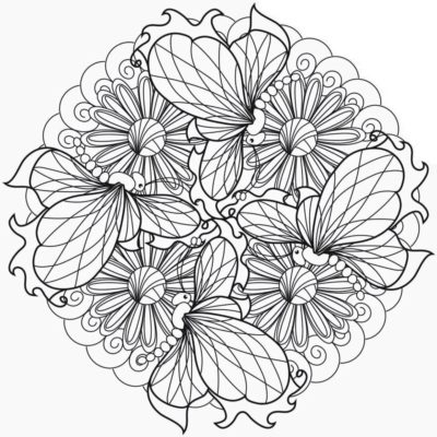 Desenhos de Relaxantes para Colorir