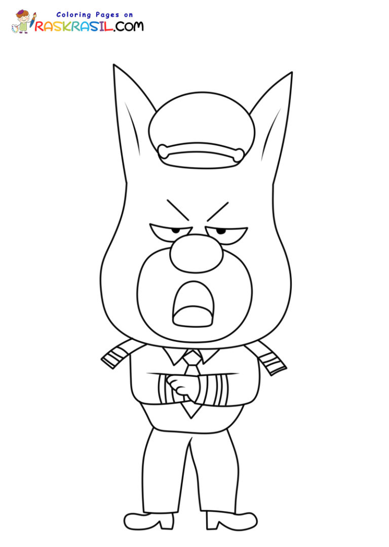 Sheriff Labrador Coloring Pages