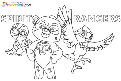Spirit Rangers Coloring Pages