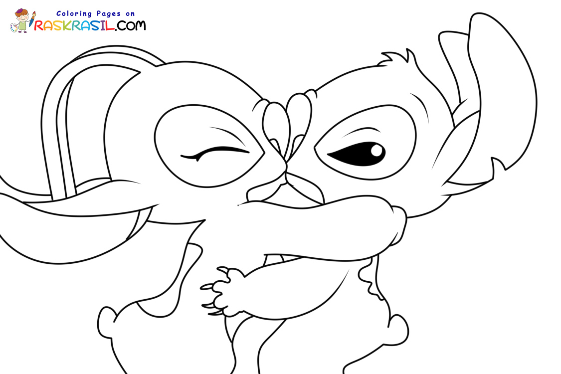 Disegni Di Stitch E Angel Da Colorare Disegni Di Stitch E Angel Da Colorare