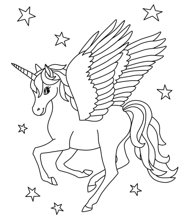 Alicorn Coloring Pages For Kids Alicorn Coloring Pages For Kids